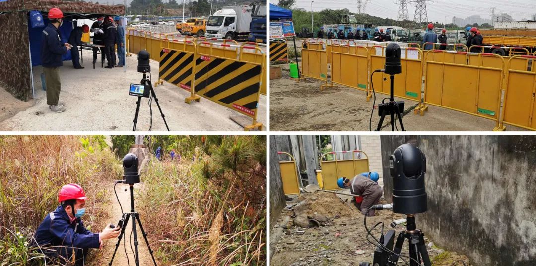 布控球施工監控現場圖